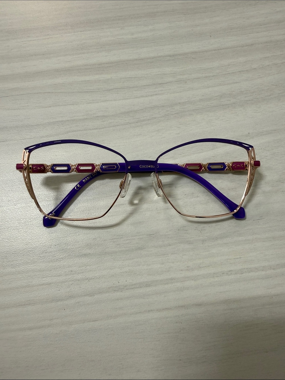 Purple and Gold Women’s coco song baby do cv 326 frame